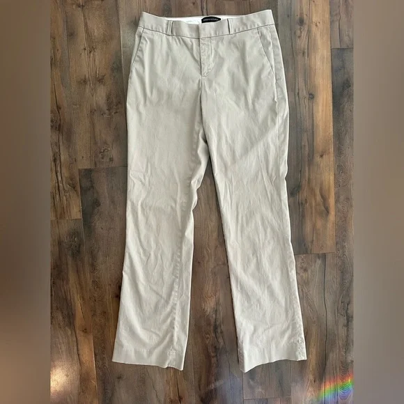 Banana Republic “Logan” Tailored Pants – Size 4 – Khaki Beige - Picture 1 of 7